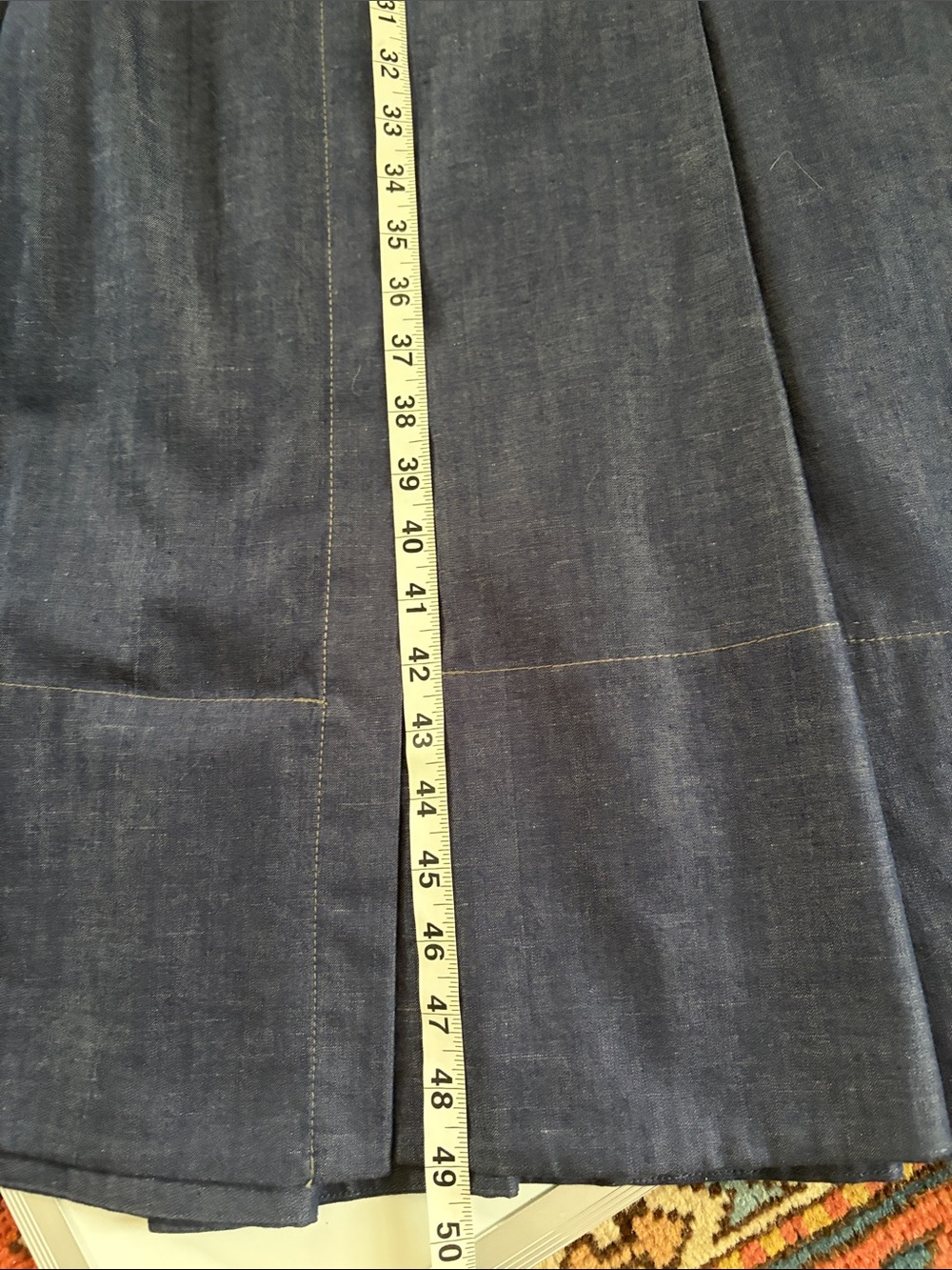 Vince Navy Short-Sleeve Midi Shirt Dress with Collar NWT - Picture 16 of 16